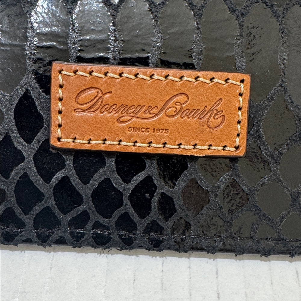 NEW Dooney & Bourke Python Snakeskin Embossed Lea… - image 2